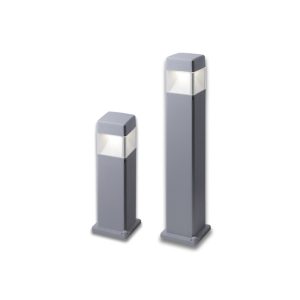 Lampione LED da giardino ELISA grigio GX53 10W CCT H480mm, H800mm - IP55