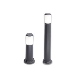 Lampione LED da giardino nero AMELIA E27 CCT H400mm, H800mm - IP55