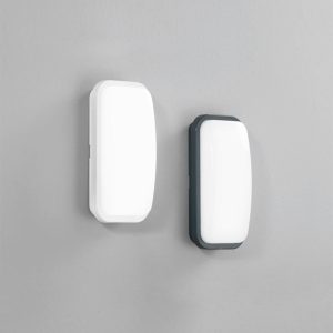 Applique LED SHELLY 20W 2500lm CCT IP65 - Antracite, bianco