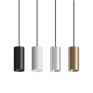 Lampada a sospensione cilindrica per binario magnetico 48V 7W 36D 3000K