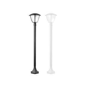 Lampione LED da giardino E27 H860mm 220V IP44 - Bianco, grigio