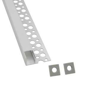 Profilo alluminio incasso cartongesso per striscia LED 12mm - 2mt