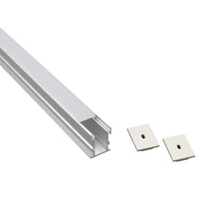 Profilo LED calpestabile in alluminio SP17 per grandi spazi – 2 Metri