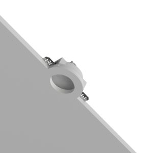 Portafaretto da incasso in gesso Brunelleschi - GU10 IP20 - Verniciabile