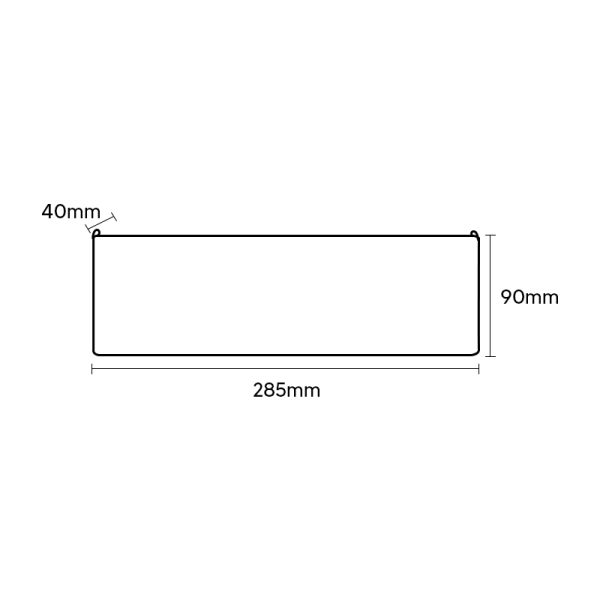 Dimensioni applique LED da parete SOFIA II 15W 1000lm CCT-SWITCH IP20