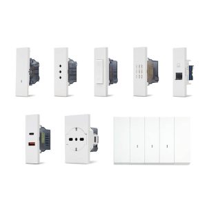 Interruttori e frutti bianchi serie ZEN