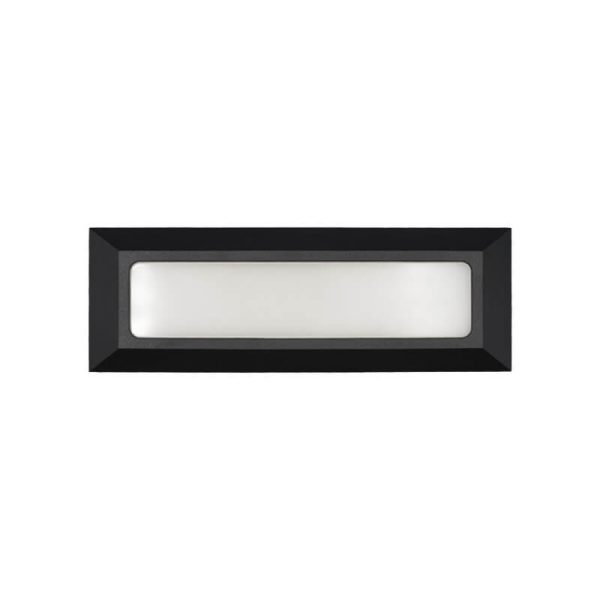 Segnapasso LED nero 3W 370LM CCT 3000/4200/6500K IP65