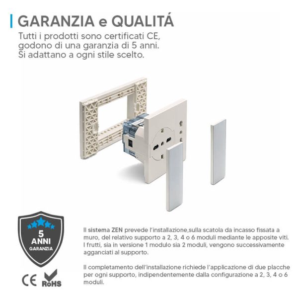 Garanzia e qualità serie Zen