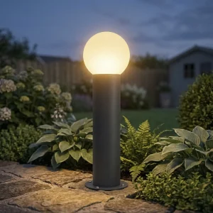 Lampione da Giardino LED STONO E27 IP65 - Lampadina intercambiabile