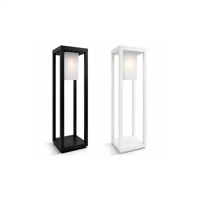 Lampione da Giardino E27 H60cm IP65 – Bianca, Nera