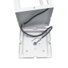 Lampione da Giardino E27 H60cm IP65 bianco dettaglio