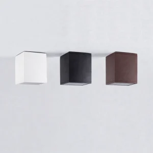 Plafoniera da Esterno quadrata – IP54, Attacco GU10, Design Moderno