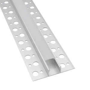 Profilo in Alluminio da Incasso per Strisce LED fino a 15mm - 2 Metri