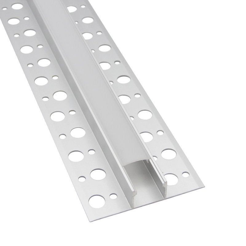 Profilo in Alluminio da Incasso per Strisce LED fino a 15mm – 2 Metri