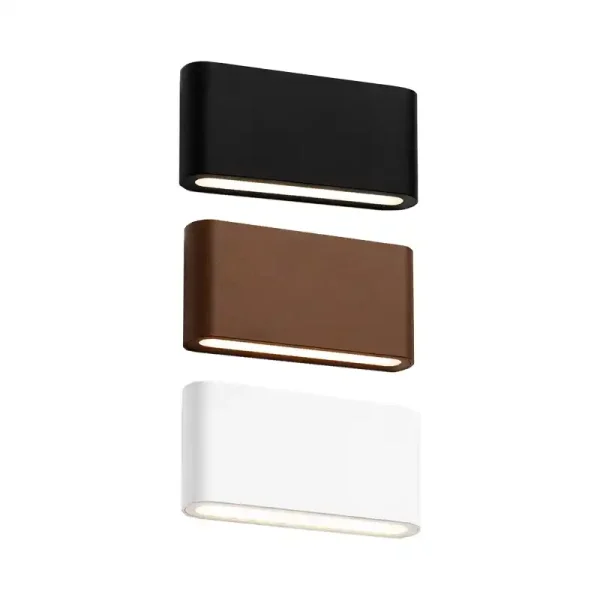 Applique da Esterno LED 12W CCT Selezionabile IP65 Bianca, Nera o Corten