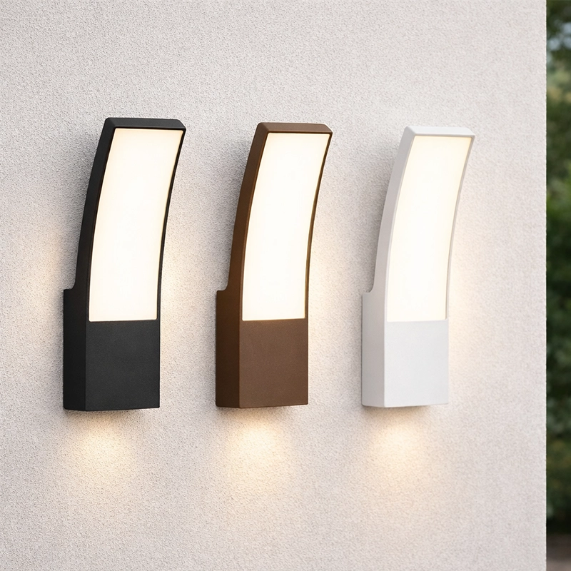 Applique LED da esterno 12W CCT IP65 – Luce selezionabile – Bianca, Nera o Corten