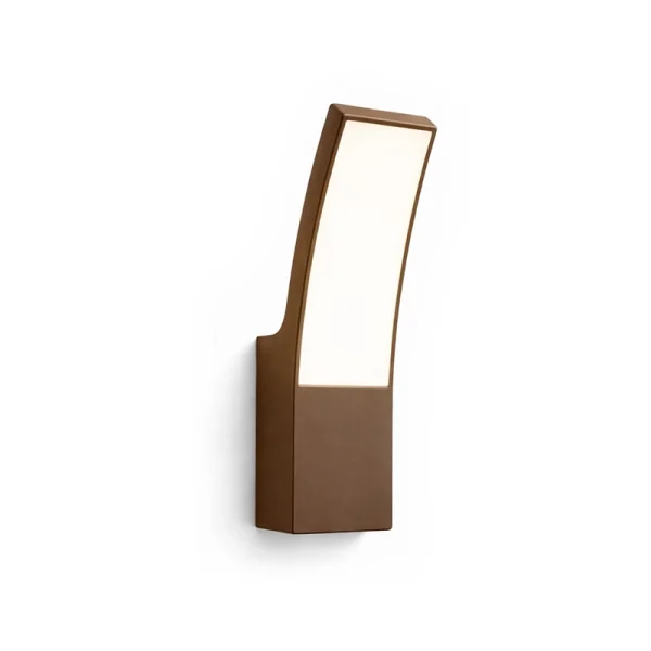 Applique da esterno LED 12W CCT IP65 - Luce selezionabile - Corten