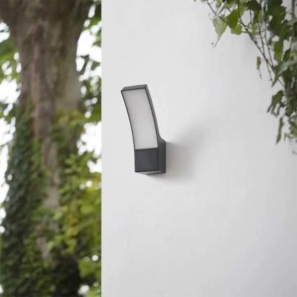 Applique da esterno LED 12W CCT IP65 - Luce selezionabile - Nera