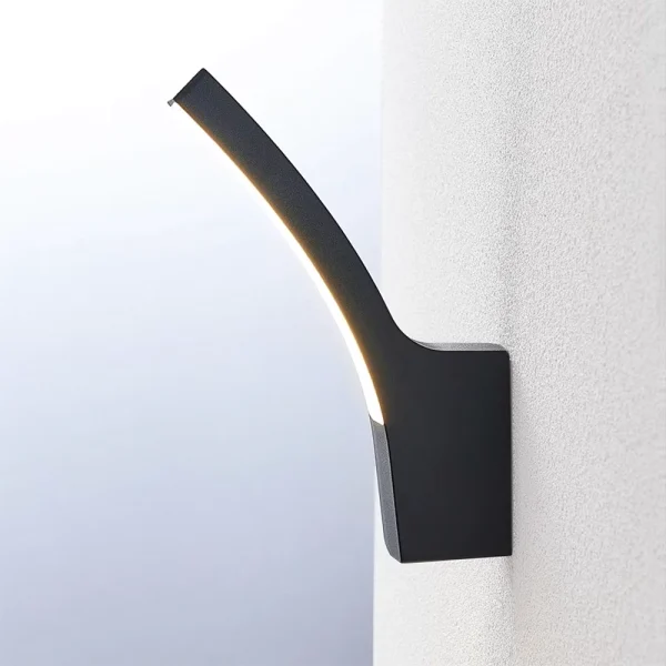 Applique da esterno LED 12W CCT IP65 - Luce selezionabile - Nera