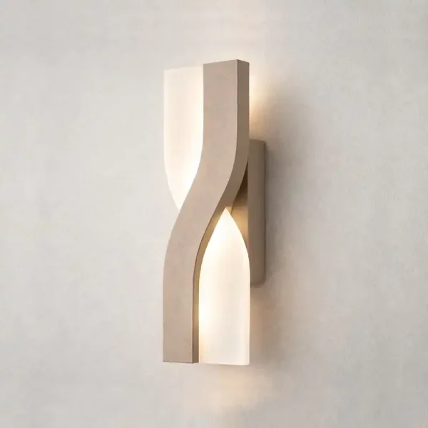 Applique da parete LED Treccia 6W CCT 480lm IP20 AQ36-OS3C illuminato