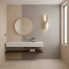 Applique da parete LED Treccia 6W CCT 480lm IP20 AQ36-OS3C ambientato in bagno