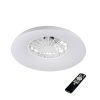 Plafoniera con Ventilatore LED PLAVE CCT RGB con Telecomando Incluso