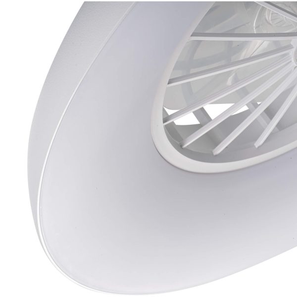 Plafoniera con Ventilatore LED PLAVE CCT RGB