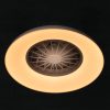 Plafoniera con Ventilatore LED PLAVE illuminato luce calda