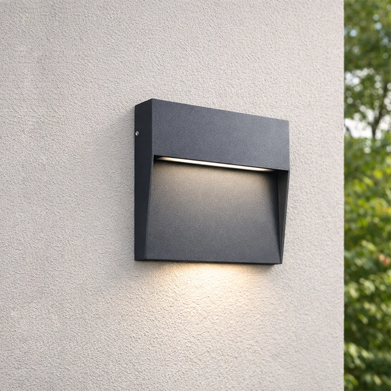 Segnapasso da Parete DULI LED 6,5W 4000K IP54 – Antracite
