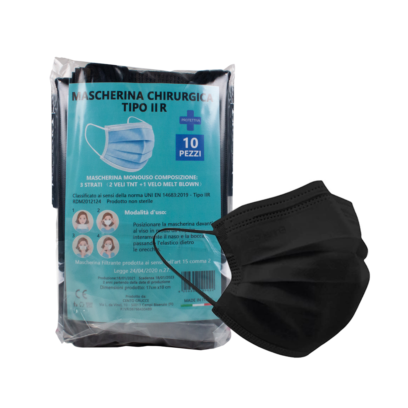100% Made in italy- 5 colori Tipo IIR BFE 98% Certificate Morbide e traspiranti Eurekaled 50 mascherine chirurgiche colorate 100% Made in italy- 5 colori Tipo IIR BFE 98% Certificate Morbide e traspiranti Eurekaled 50 mascherine chirurgiche colorate