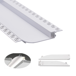 Profilo in alluminio bianco curvato luce riflessa per carton...