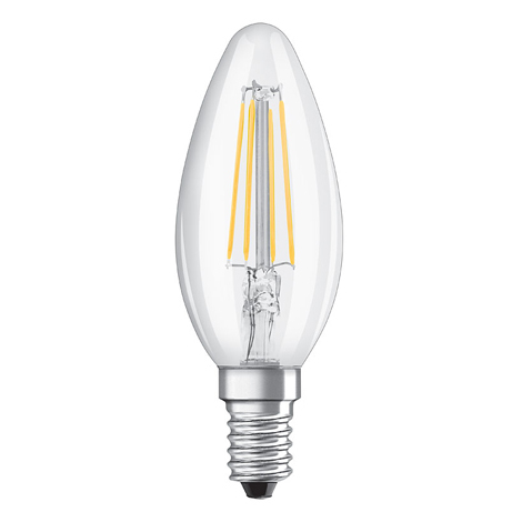 E14 Filamento LED 4W Dimmerabile Edison LED C35 Lampadina Vintage LED Bianco Caldo 2700K,Equivalenti a 40W Incandescenza,10 pezzi